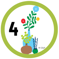 Adult Bingo 4 Badge