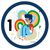 School Age Kids Bingo 1 Badge