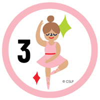 School Age Kids Bingo 3 Badge